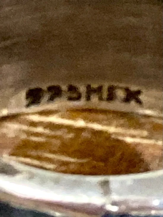 Sterling Silver 925 Mexico Rope Spinner Ring Size 7 - Picture 3 of 15